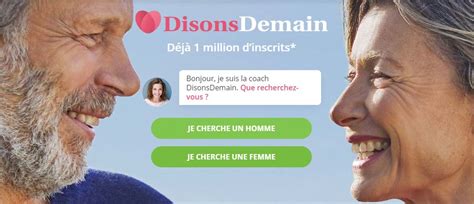 le site disons demain|Rencontres célibataires senior en France